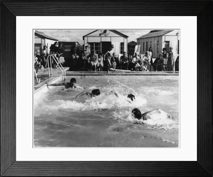 Framed Print : Swimming Race Framed Print : Swimming Race