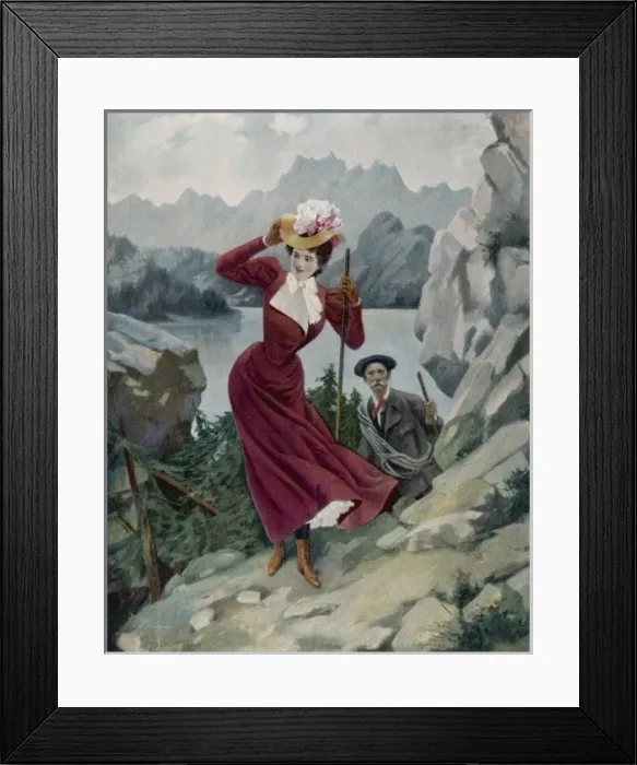 Framed Print : Climbing : Switzerland Framed Print : Climbing : Switzerland