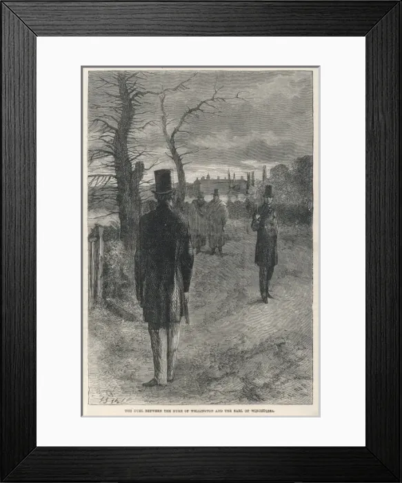 Framed Print : Wellington Vs Wichelsea