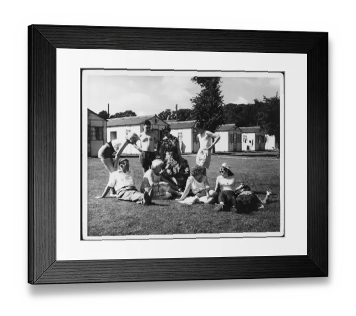 Framed Print : Holiday Camp Framed Print : Holiday Camp