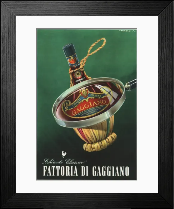 Framed Print : Advert / Chianti 1956 Framed Print : Advert / Chianti 1956