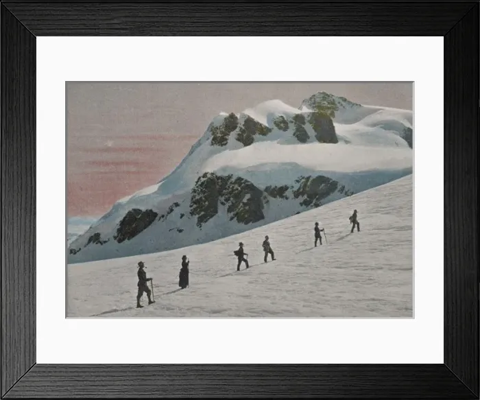 Framed Print : Climbing : Breithorn Framed Print : Climbing : Breithorn