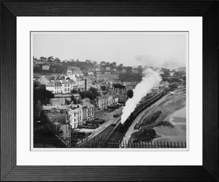 Framed Print : Train at Dawlish Framed Print : Train at Dawlish