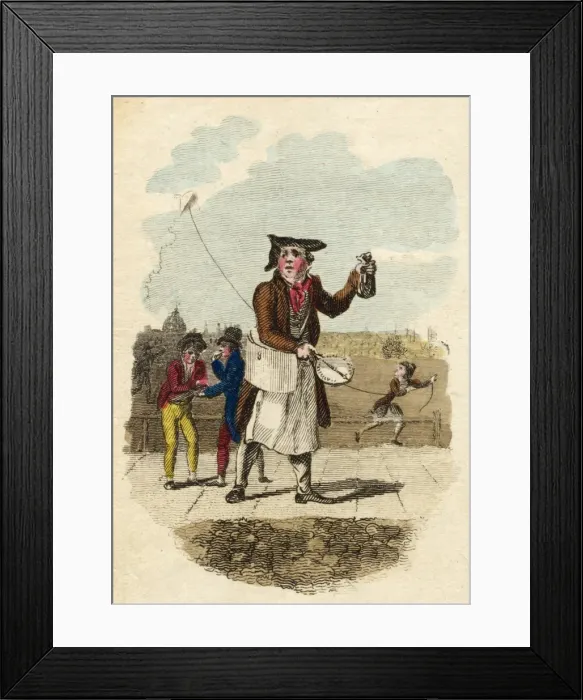 Framed Print : Merry-Go-Round Man 1804 Framed Print : Merry-Go-Round Man 1804