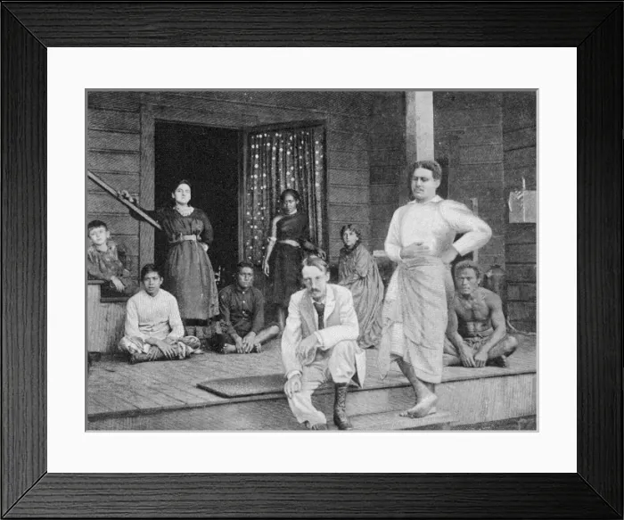 Framed Print : Stevenson / Family Veranda Framed Print : Stevenson / Family Veranda