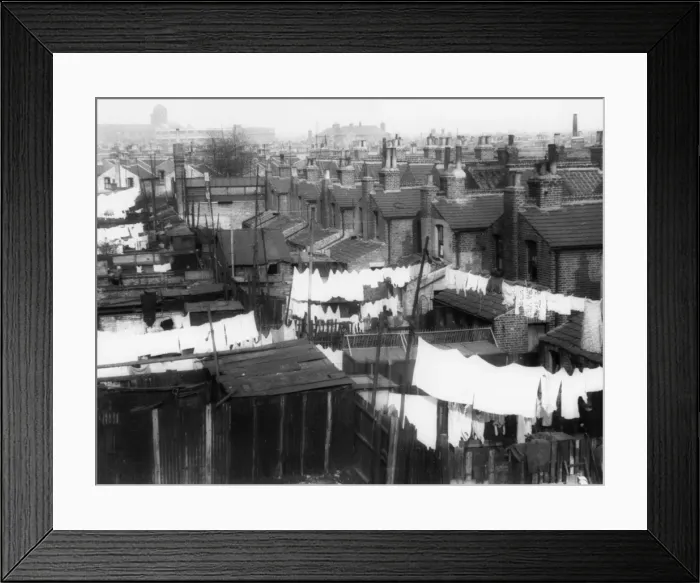 Framed Print : Working Class Housing Framed Print : Working Class Housing