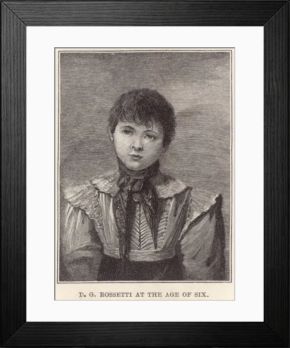 Framed Print : Rossetti / Pistrucci Framed Print : Rossetti / Pistrucci