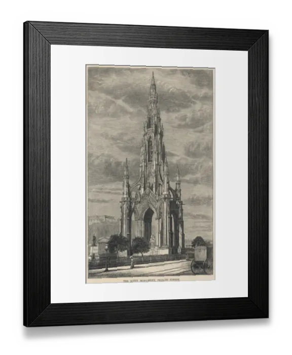 Framed Print : Scott / Edinburgh / Monument Framed Print : Scott / Edinburgh / Monument