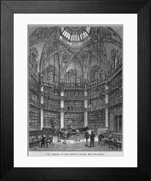Framed Print : Peoples Palace Library Framed Print : Peoples Palace Library