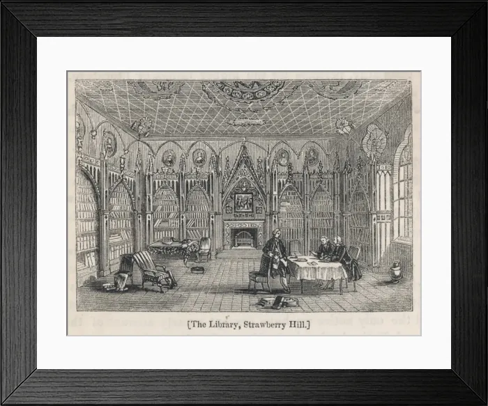 Framed Print : Walpole / Straw Library Framed Print : Walpole / Straw Library