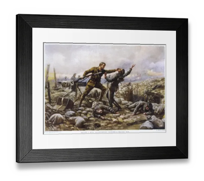 Framed Print : Wwi / Pte Boyd / 1914 / Deeds Framed Print : Wwi / Pte Boyd / 1914 / Deeds