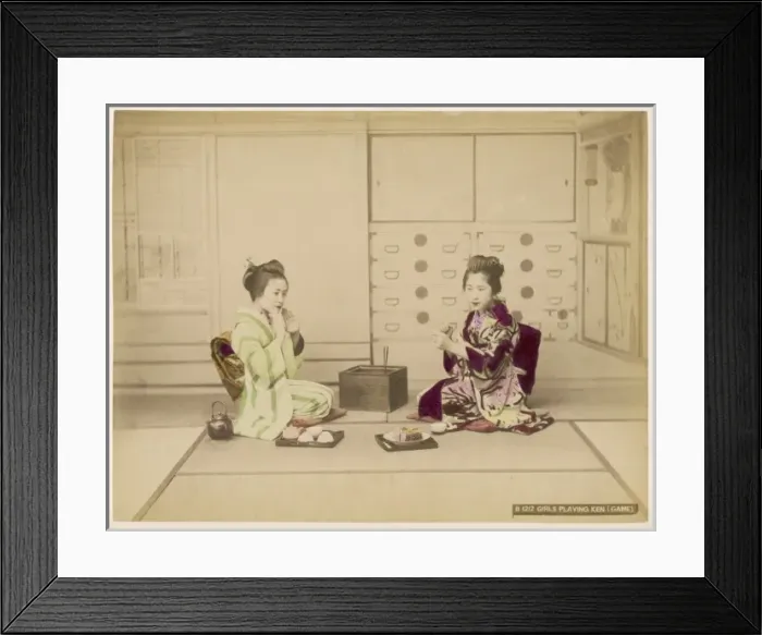 Framed Print : Racial / Japan / Geishas / Ken Framed Print : Racial / Japan / Geishas / Ken