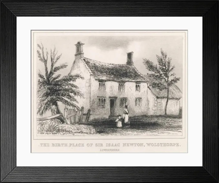 Framed Print : Newton / Woolsthorpe Lincs Framed Print : Newton / Woolsthorpe Lincs