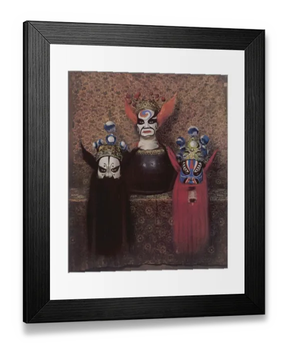 Framed Print : Theatre / Exotic / Masks Framed Print : Theatre / Exotic / Masks