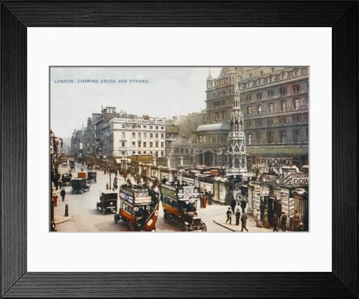 Framed Print : Charing Cross C1915 Framed Print : Charing Cross C1915