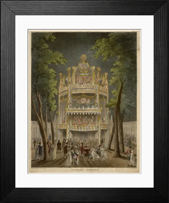 Framed Print : Dancing at Vauxhall Framed Print : Dancing at Vauxhall