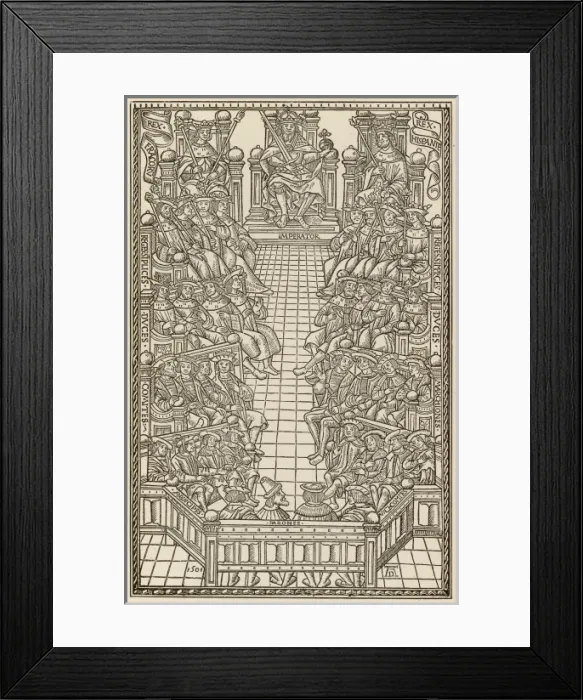 Framed Print : Council of Maximilian Framed Print : Council of Maximilian