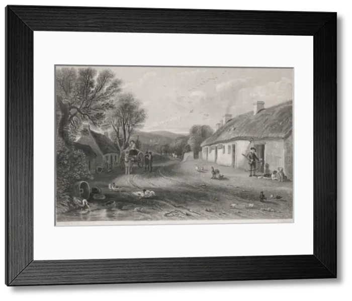 Framed Print : Burns Cottage in Ayr Framed Print : Burns Cottage in Ayr