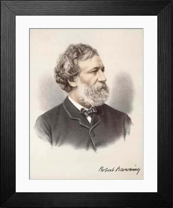 Framed Print : Robert Browning Framed Print : Robert Browning