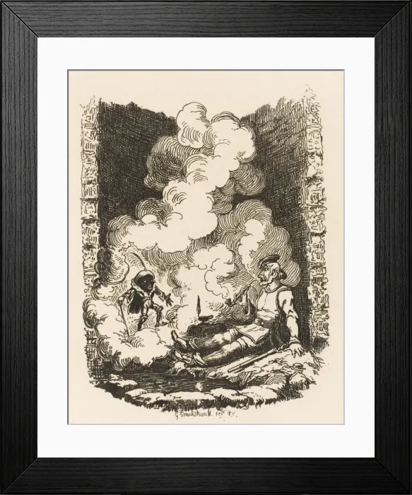 Framed Print : The Blue Light (Grimm) Framed Print : The Blue Light (Grimm)