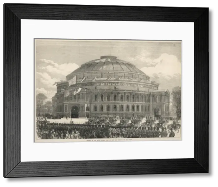 Framed Print : Albert Hall / Iln / Opened Framed Print : Albert Hall / Iln / Opened