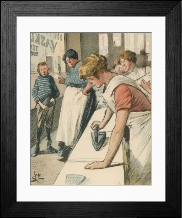 Framed Print : Public Laundry / Klodshans Framed Print : Public Laundry / Klodshans