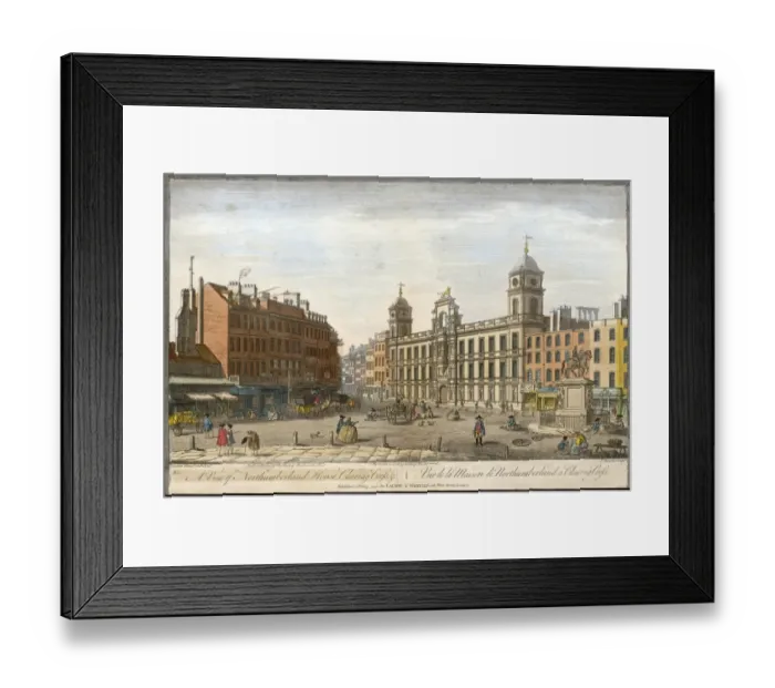 Framed Print : N umberland Hse / Canaleti Framed Print : N umberland Hse / Canaleti