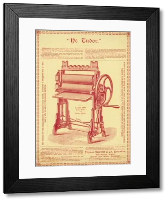 Framed Print : Ye Tudor Mangle / 1889 Framed Print : Ye Tudor Mangle / 1889