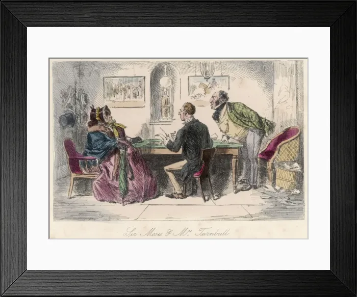 Framed Print : Sir Moses & Mr. Turnbull Framed Print : Sir Moses & Mr. Turnbull