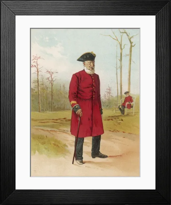 Framed Print : Chelsea Pensioner Framed Print : Chelsea Pensioner