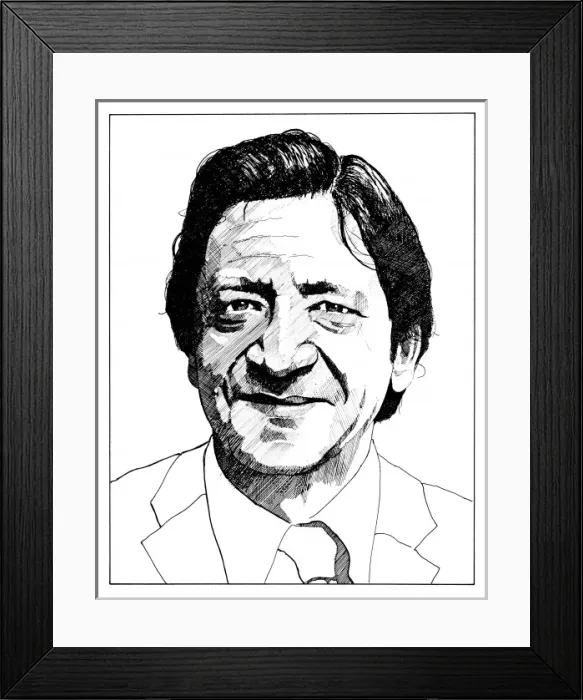 Framed Print : Vs Naipaul / Smile Framed Print : Vs Naipaul / Smile
