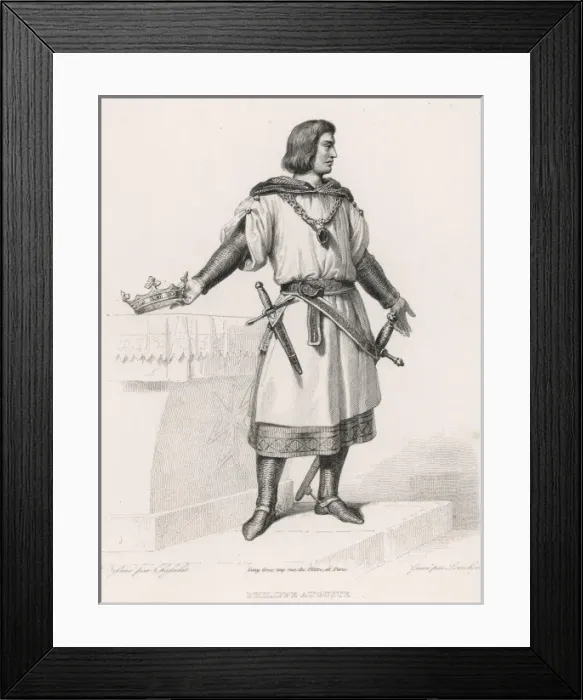 Framed Print : Philippe II Auguste Framed Print : Philippe II Auguste