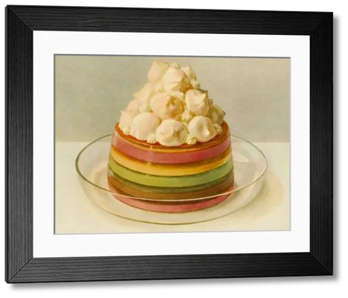 Framed Print : Timbale De Bavaroises Framed Print : Timbale De Bavaroises