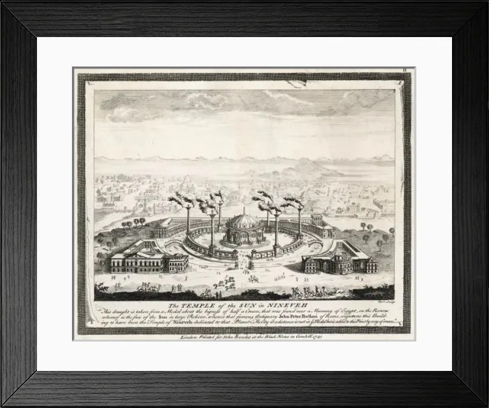 Framed Print : 7 Wonders / Nineveh / Parr Framed Print : 7 Wonders / Nineveh / Parr
