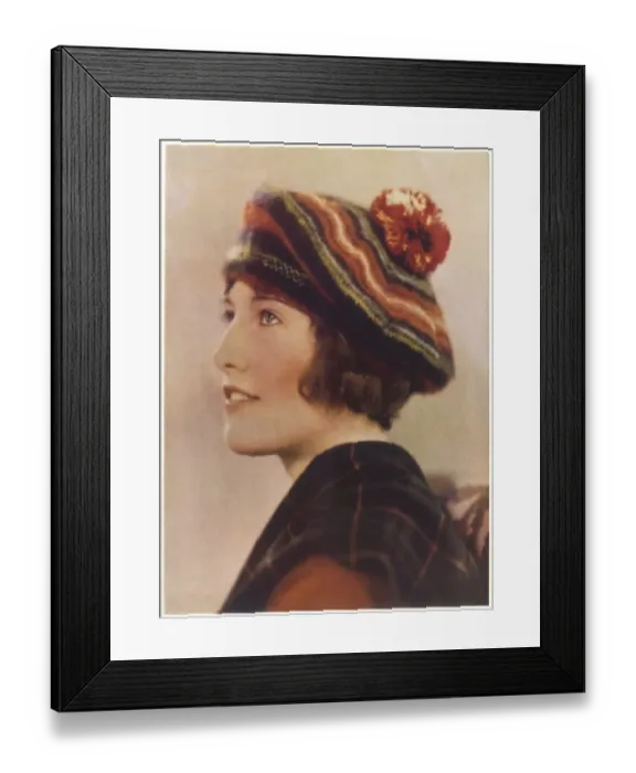 Framed Print : Stripey Tam O shanter Framed Print : Stripey Tam O shanter