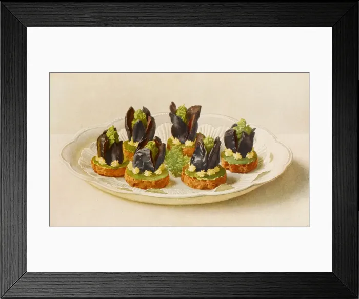 Framed Print : Prunes a LA Montpellier Framed Print : Prunes a LA Montpellier