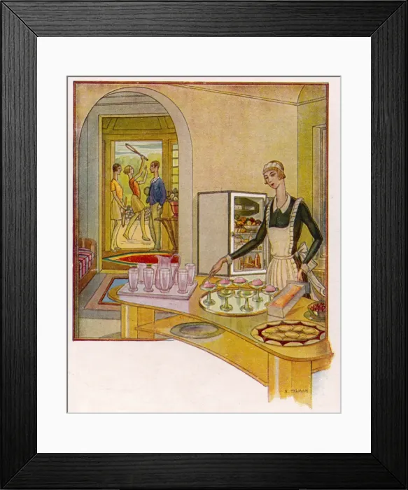 Framed Print : Maid and Ice Cream Framed Print : Maid and Ice Cream