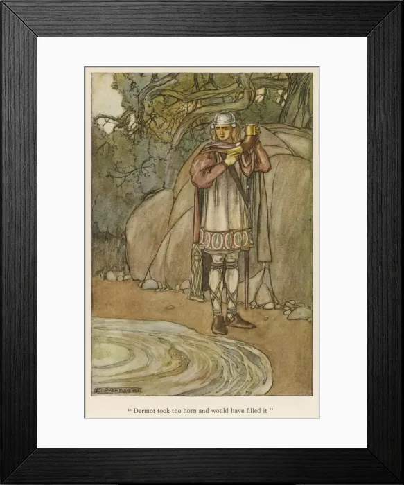 Framed Print : Irish Myth / Dermot Drinks Framed Print : Irish Myth / Dermot Drinks