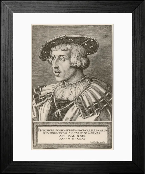 Framed Print : Ferdinand I / Hre / Fursten Framed Print : Ferdinand I / Hre / Fursten