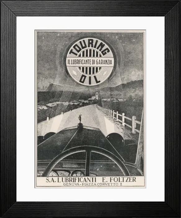 Framed Print : Advert / Motor Oil 1928 Framed Print : Advert / Motor Oil 1928