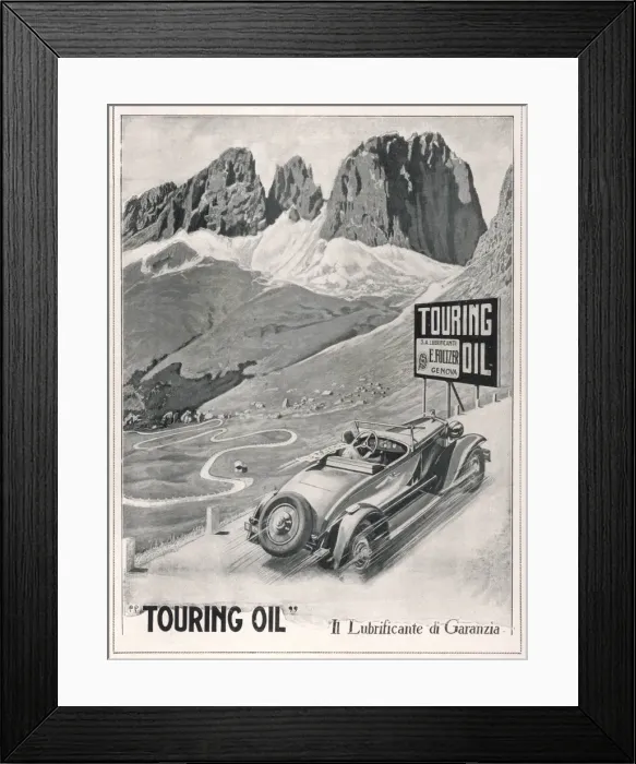Framed Print : Advert / Motor Oil 1928 Framed Print : Advert / Motor Oil 1928