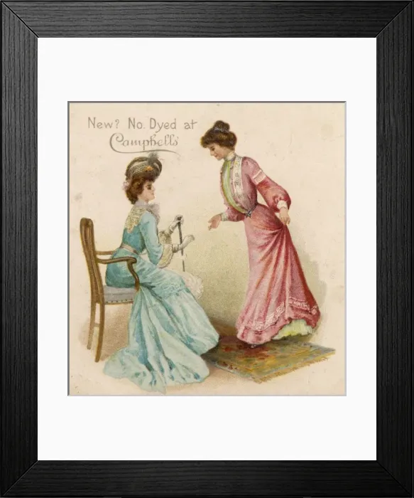 Framed Print : Advert / Campbells Dyes Framed Print : Advert / Campbells Dyes
