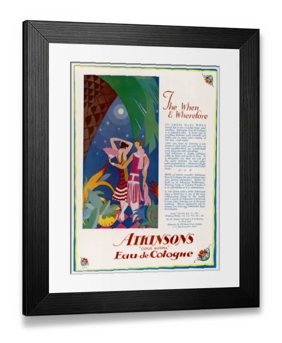 Framed Print : Advert / Eau De Cologne Framed Print : Advert / Eau De Cologne