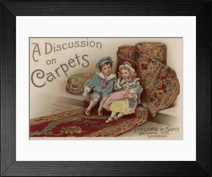 Framed Print : Advert / Treloar Carpets Framed Print : Advert / Treloar Carpets