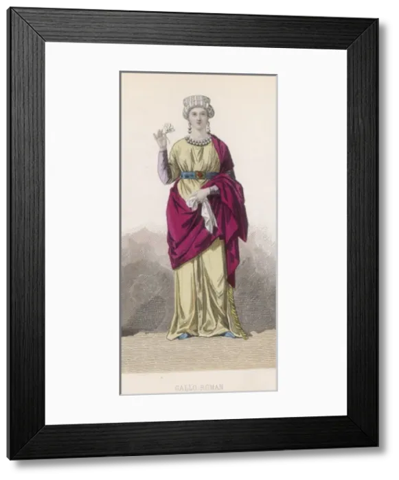 Framed Print : Gallo-Roman Woman Framed Print : Gallo-Roman Woman