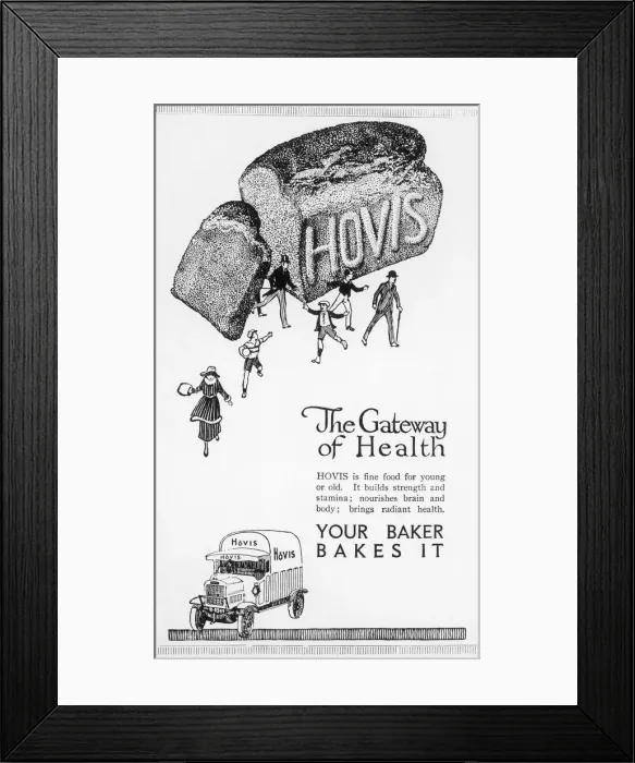 Framed Print : Advert / Hovis Bread 1920 Framed Print : Advert / Hovis Bread 1920