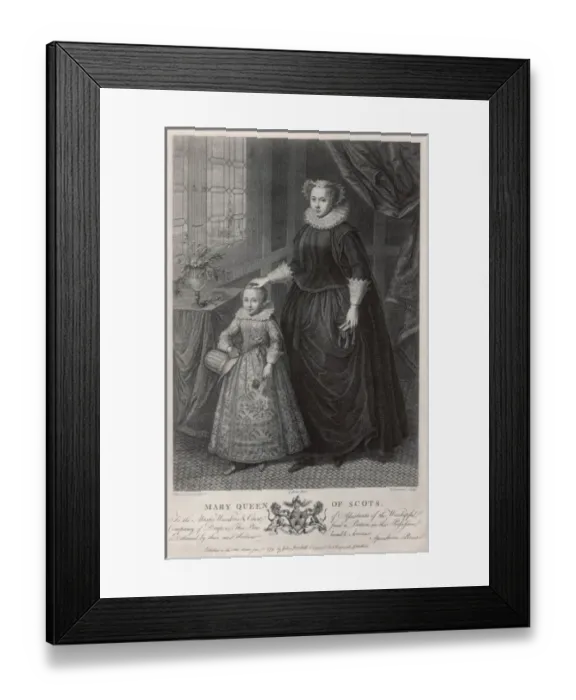 Framed Print : Mary, Queen of Scots / Son Framed Print : Mary, Queen of Scots / Son
