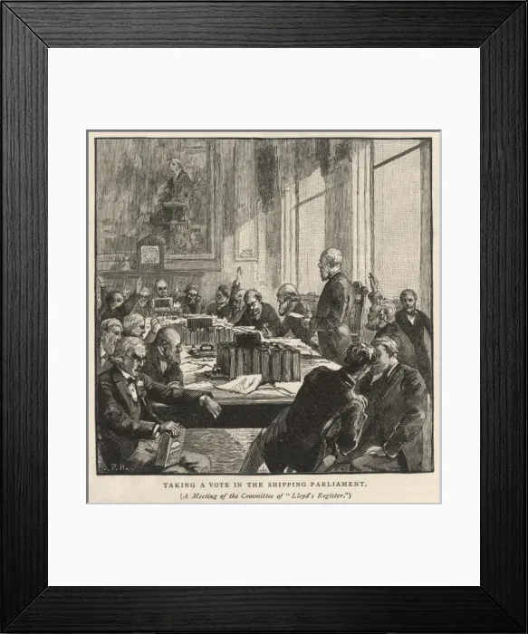 Framed Print : Lloyds Committee Framed Print : Lloyds Committee