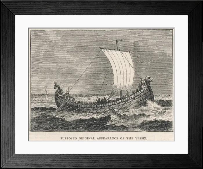 Framed Print : Sailing Ships / Viking Framed Print : Sailing Ships / Viking