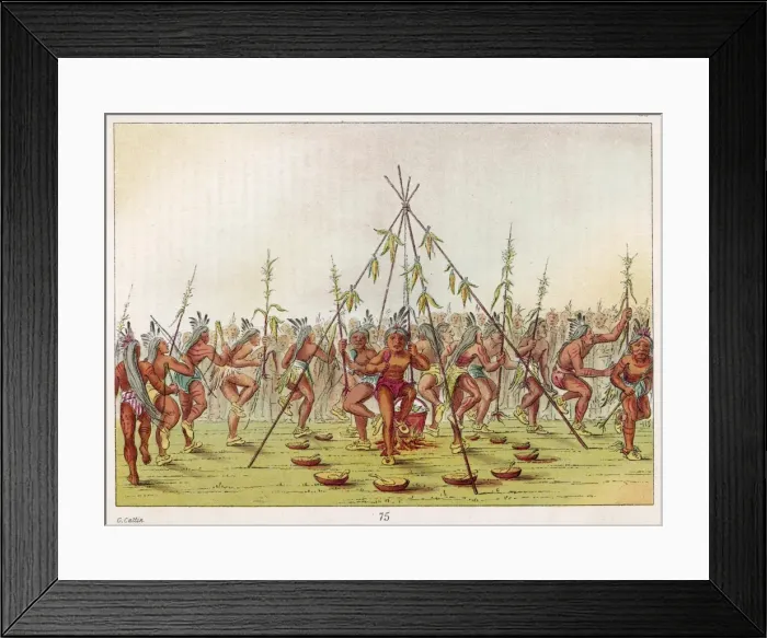 Framed Print : Dance / Regional / Native Am Framed Print : Dance / Regional / Native Am